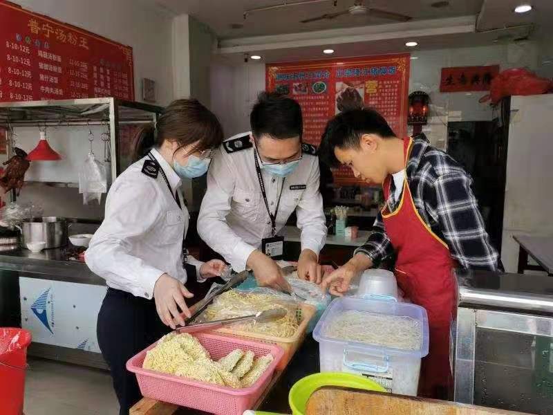 馬田市場監管所開展“濕粉統一查”行動，筑牢餐飲安全防線